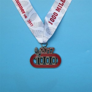 Fabricante Medalla Sport de maratón de maratón de metal de alta calidad personalizada