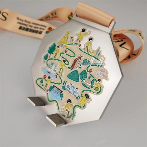 Diseño especial Aleación de zinc Medalla de medalla de metal de metal para tallarse a died