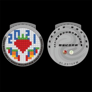 Medalla de carrera personalizada Diversión Medallas LEGO Medallas deportivas