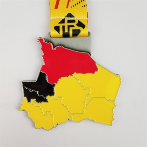 Medalla de efecto estereoscópico de la medalla deportiva personalizada profesional