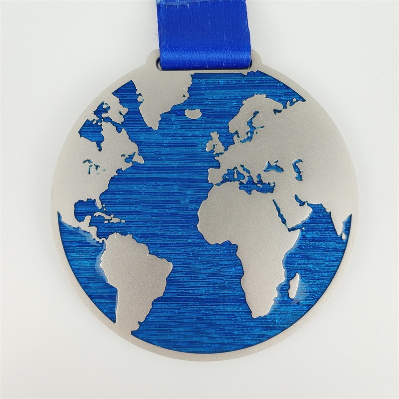 Color 3D Enamel Efecto estereoscópico Medalla Medalla de carrera